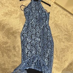 Gorgeous blue lace mermaid dress size S ❤️